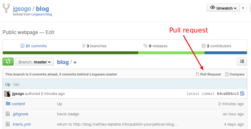 Pull request